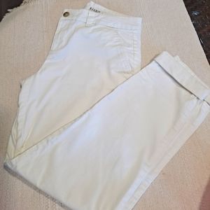Khaki white Gap pants size 2